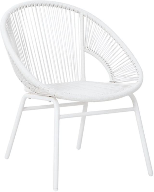 Signature Design by Ashley® Mandarin Cape 3-Piece White Outdoor Table and Chairs Set-1