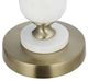A & B Home Gold/White Pillar Candle Holder with Pebble Design-2
