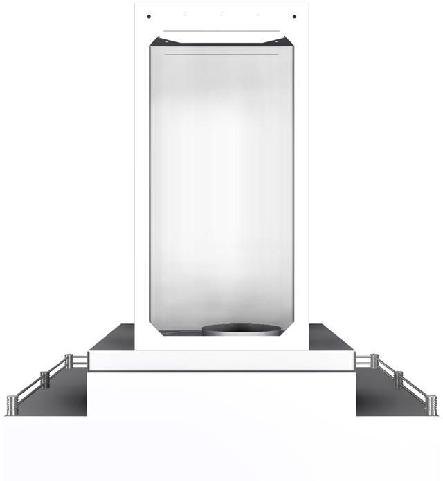 Vent-A-Hood® 30" White Contemporary Wall Mount Range Hood-3