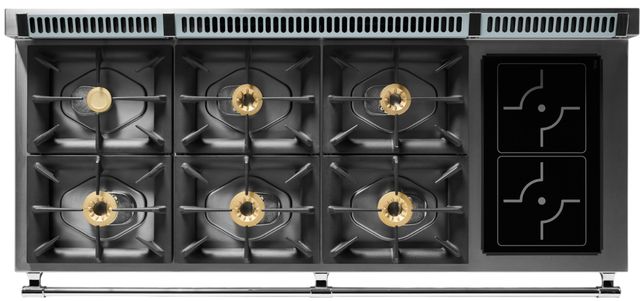 Viking® Tuscany 66" November Sky Pro Style Dual Fuel Range with 2 Induction-3