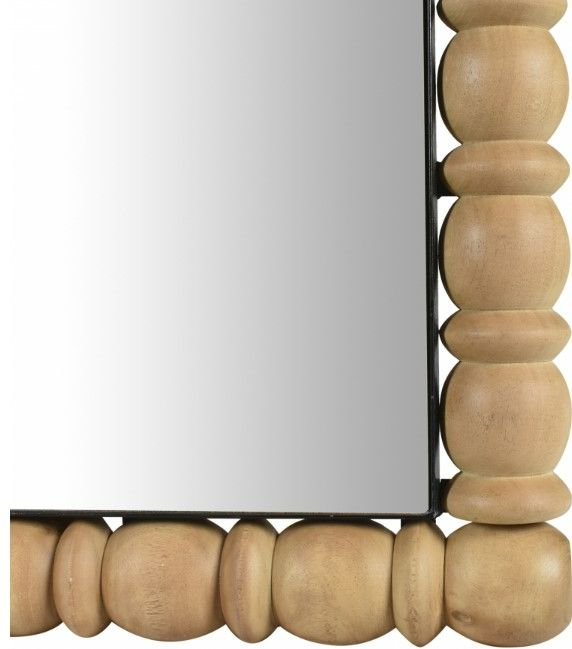 Meridian Furniture Aubrey Natural Oak Mirror-4