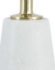 A & B Home 5-Piece Gold/White Aluminum Pillar Candle Holder Set-2
