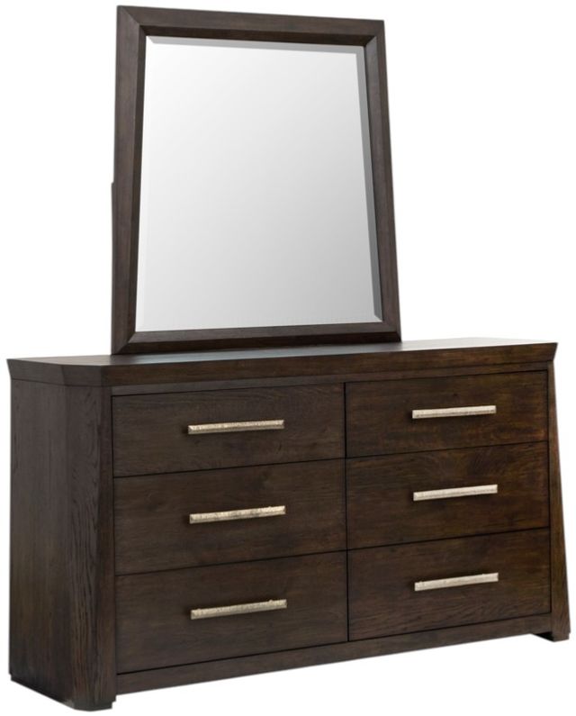 Magnussen Home® Tauren Coffee Bean Brown Double Drawer Dresser-1
