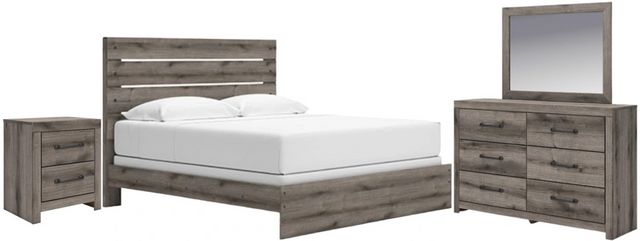 Graystorm Nightstand - Brown Gray Graystorm Nightstand - Brown Gray