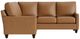 Bassett® Furniture Customizable Benchmade Premier 2-Piece Leather Track Arm L-Shaped Sectional-1