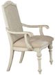 Furniture of America® Arcadia 2-Piece Antique White Arm Chair Set-4
