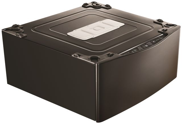 LG SIGNATURE SideKick™ 29" Black Stainless Steel Pedestal Washer-3