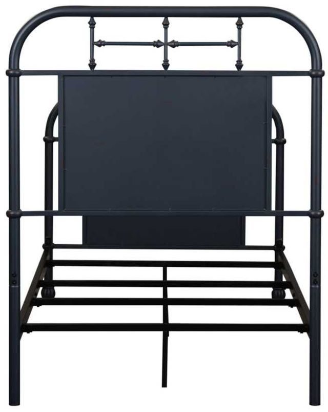 Liberty Furniture Vintage Navy Twin Youth Metal Rod Bed-3
