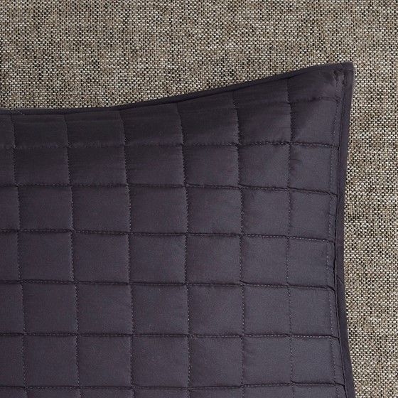 Olliix by Madison Park Fillmore 8 Piece Printed Seersucker Grey King/California King Comforter and Coverlet Set Collection-3