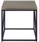 Coaster® Birdie 2-Piece Sonoma Gray Occasional Table with Black Base Set-1
