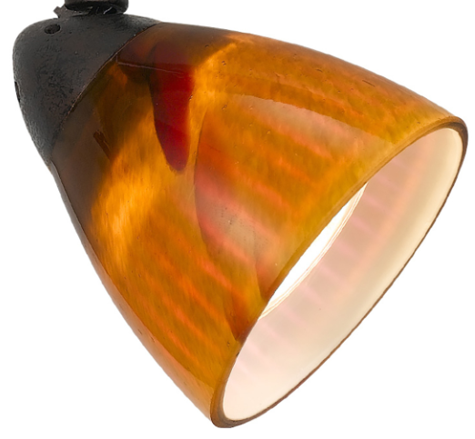 Cal® Lighting & Accessories Orange/Rust Track Light-1