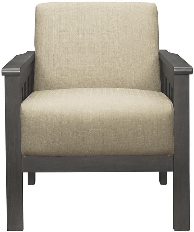 Homelegance® Lewiston Light Brown Accent Chair-2