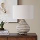 Uttermost® Azura Bone Ivory/Dark Chocolate Horizontal Line Table Lamp-2