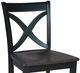 John Thomas Furniture® Cosmopolitan Salerno Coal/Black Counter Stool-1