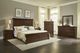 American Woodcrafters Kensington 4-Piece Brown Cherry Queen Bedroom Set-1