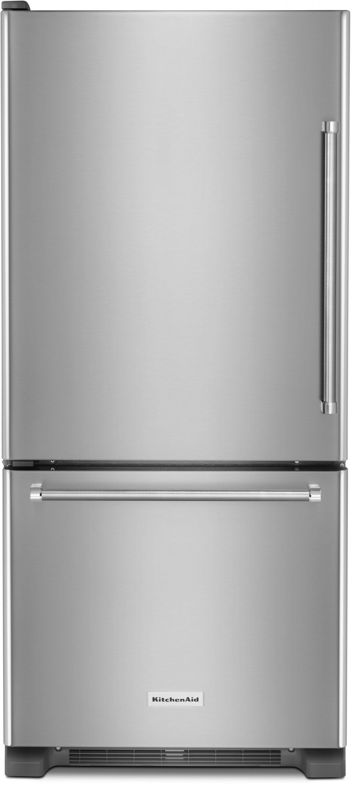 KitchenAid® 18.7 Cu. Ft. Stainless Steel Bottom Freezer Refrigerator