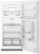 Réfrigérateur à congélateur supérieur de 30 po Whirlpool® de 19.3 pi³ - Blanc-1