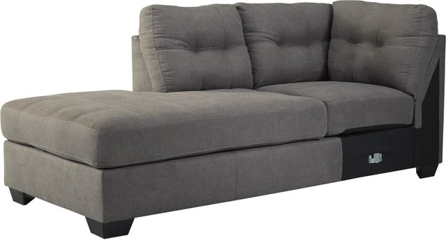 Benchcraft® Maier Charcoal Left-Arm Facing Corner Chaise-0