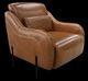 Mazin Furniture Palo Warm Cappucino Brown Accent Chair with Pillow-1