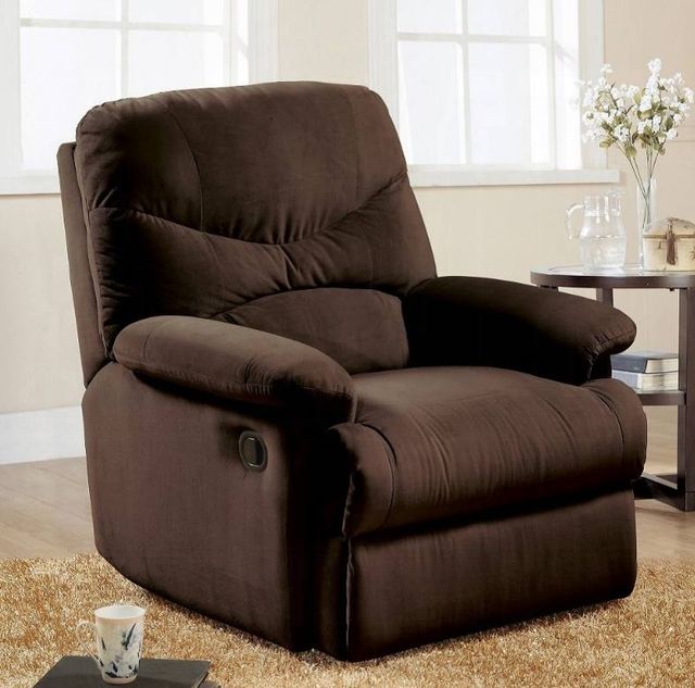 ACME Furniture Arcadia Chocolate Manual Glider Recliner-1