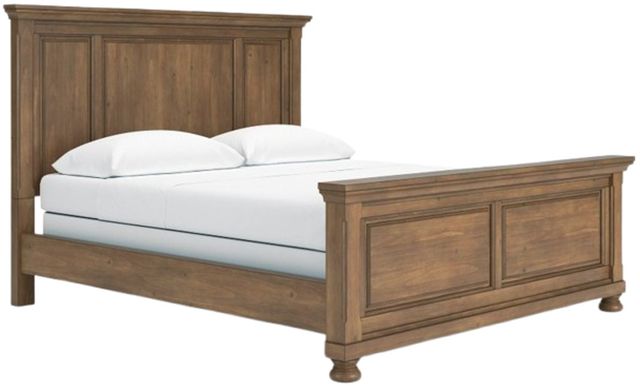 Signature Design by Ashley® Feddinger Medium Brown California King Panel Bed-0