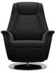 Stressless® by Ekornes® Customizable Max Small Power Recliner with Moon Steel Base-1