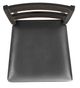 Elements International Mango Dark Brown/Dark Gray Side Chair-4