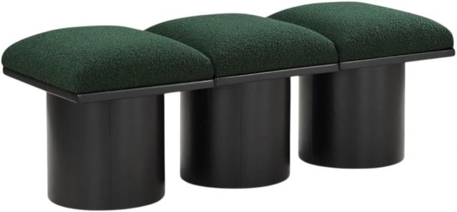 Meridian Furniture Pavilion 3-Piece Green/Black 47" Modular Bench Set-0