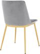 Armen Living Messina 2-Piece Gray Dining Chairs-2