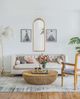 A & B Home Etienne Gold Arched Floor Mirror-5