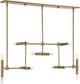 Uttermost® Cadre Antique Brass 14-Light Pendant-5