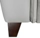 Armen Living Bergen Dove Gray Genuine Leather Square Arm Sofa-3