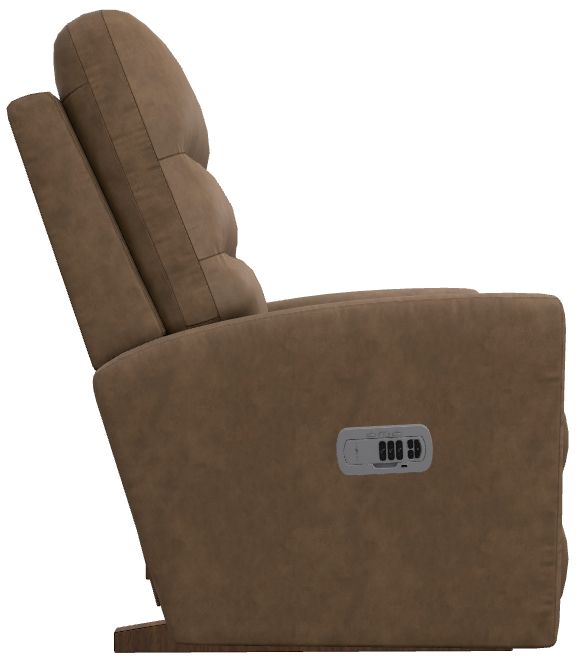 La-Z-Boy® Liam Chestnut Power Rocking Recliner with Headrest-2