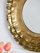 A & B Home Gold Metal Wall Mirror-2