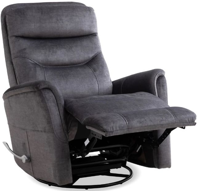 Parker House® Gemini Capri Charcoal Manual Swivel Recliner-2