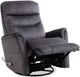 Parker House® Gemini Capri Charcoal Manual Swivel Recliner-2