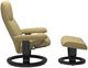 Stressless® by Ekornes® Customizable Consul Small Manual Recliner and Ottoman with Classic Base-2