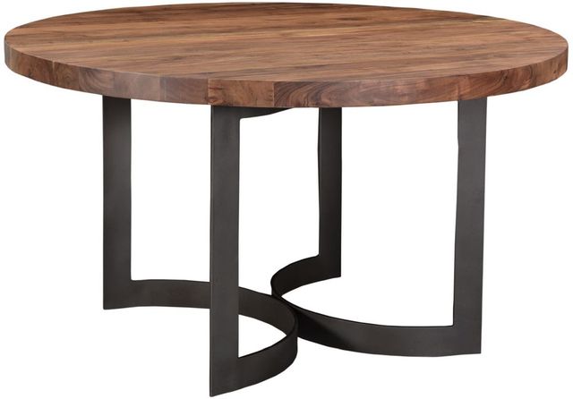 Moe's Home Collection Bent Smoked Round Dining Table-3