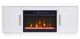 Martin Furniture Uptown Crisp White 60" Fireplace TV Stand-1