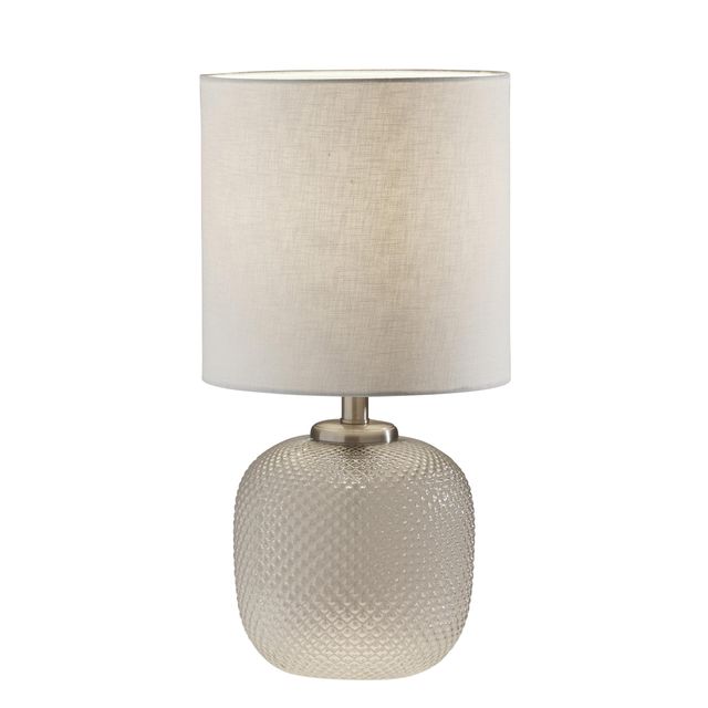 Adesso® Vivian White Table Lamp with Night Light-0