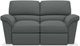 La-Z-Boy® Reese La-Z Time® Gray Reclining Loveseat-1
