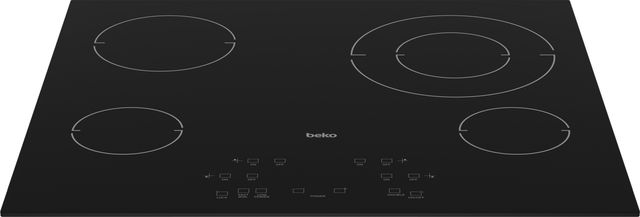 Beko 24" Black Glass  Electric Cooktop-1