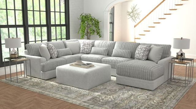 Jackson Furniture Titan 4-Piece Moonstruck Right Side Facing U-Shape Chaise Sectional-1