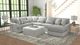 Jackson Furniture Titan 4-Piece Moonstruck Right Side Facing U-Shape Chaise Sectional-1