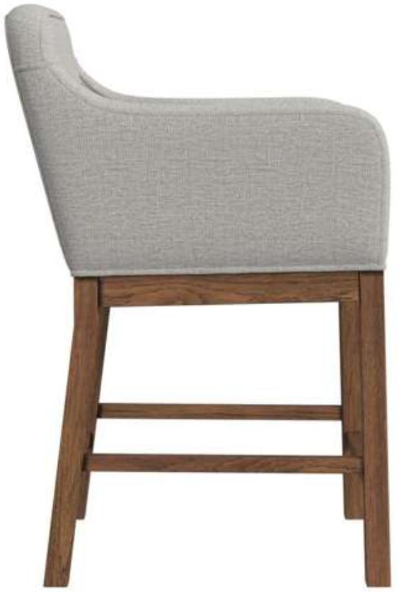 Elements International Glinda Brown/Light Gray Counter Chair-4