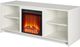 Ameriwood Home Mainstays Courtland White 65'' Eletric Fireplace Media Console-3