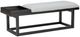 Powell® Max Black/Gray Bench with Tray-0