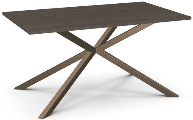 Amisco Customizable Asterisk 60" Rectangular Table with Metal Stand-0