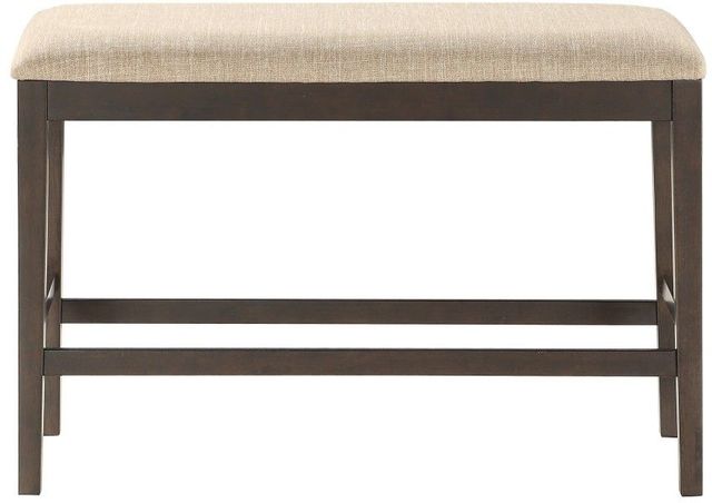 Homelegance® Balin Dark Brown Counter Height Bench-2