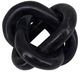 A & B Home Black Decorative Marble Chain Sculpture-3